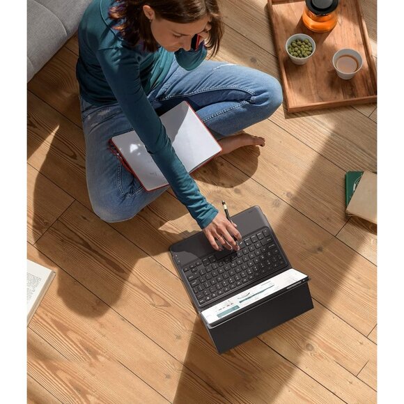 GreenLaw 9.7" iPad 6/5/Air 2 Keyboard Case, 7-Color Backlit, Dual BT - Picture 7 of 7